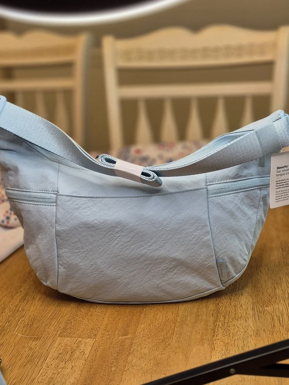 Lululemon Foam Cloud Blue Crossbody Slouchy Sling Bag 6L